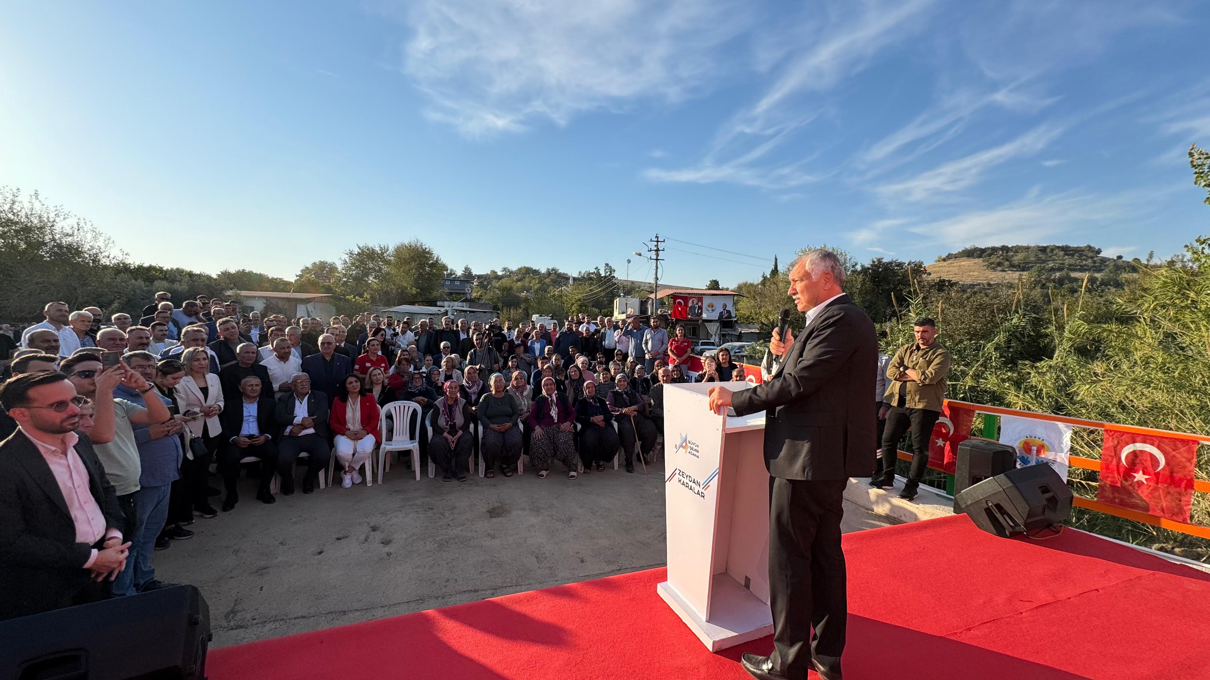 Zeydan Karalar, Adana’nın dört bir yanına hizmet götürmeye devam ediyor